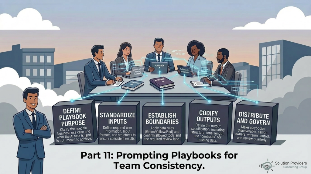 Prompting as a Business Operation (Playbooks, Not Hero Prompts)